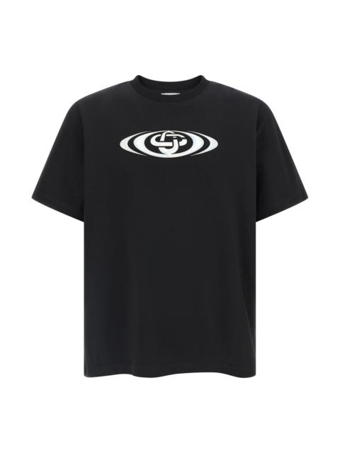 CASABLANCA 'Warped Logo' T-shirt