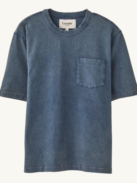 Corridor GARMENT DYE TEE - NAVY