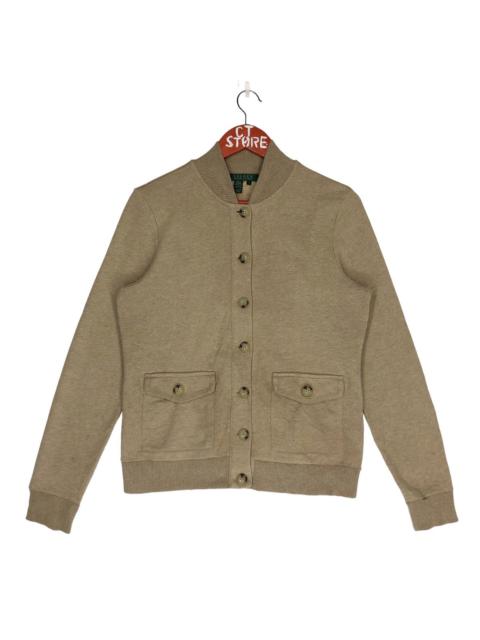 Ralph Lauren Button Sweatshirt Jacket