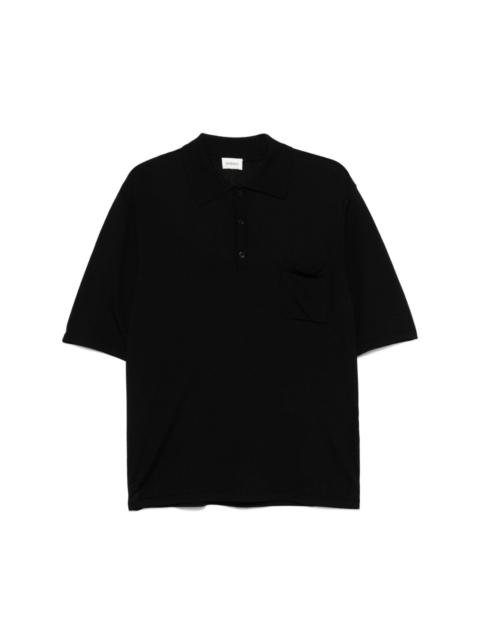 logo-embroidered polo shirt