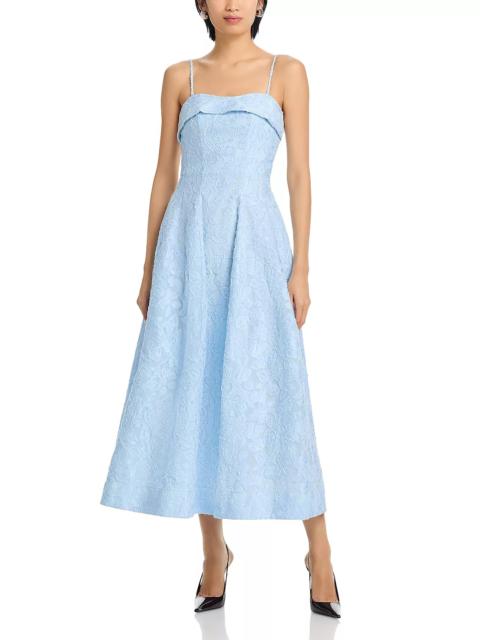 SIMKHAI Valeria Jacquard Midi Dress