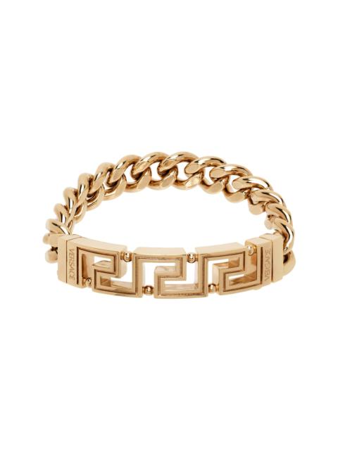 VERSACE Gold Greca Chain Bracelet