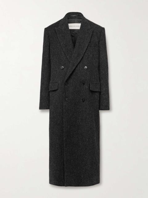 Double-Breasted Wool-Tweed Coat