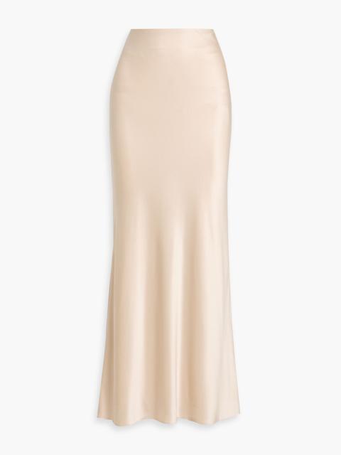 THE SEI Silk-satin maxi skirt