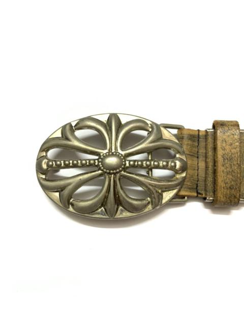 Other Designers Vintage CH Style Stainless Steel Leather Belt