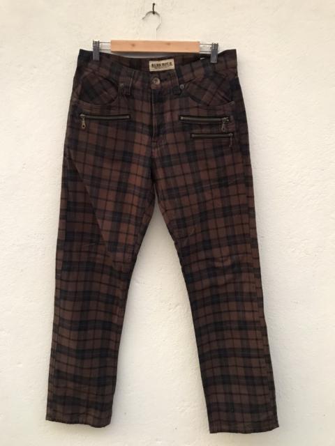 Other Designers Japanese Brand - RUSH HOUR Check Zipper Trousers