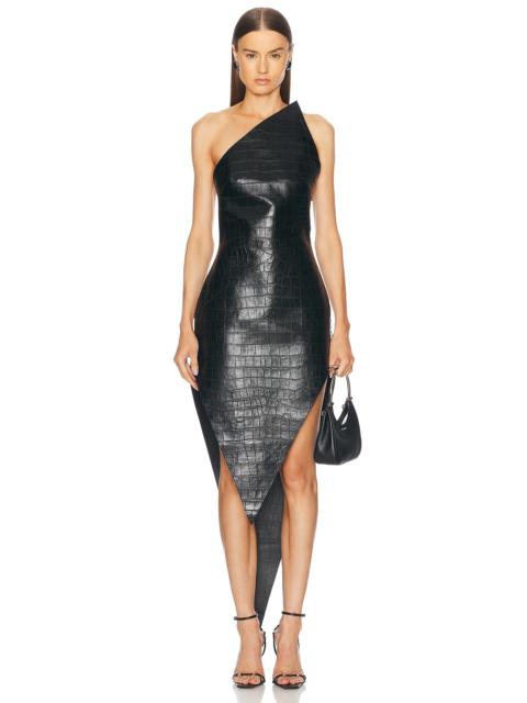 Alexander Wang Asymmetric Pointed Hem Dress