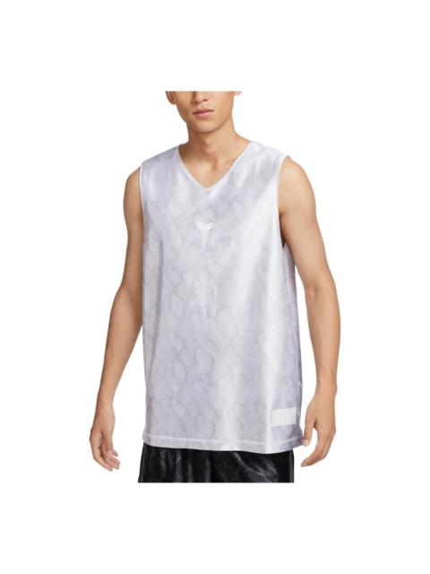 Nike Kobe Dri-FIT Standard Issue Reversible Basketball Jersey Asia Sizing 'White' FZ0935-100