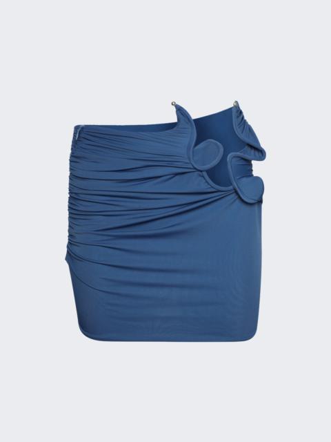 CHRISTOPHER ESBER Venus Mini Skirt Blue Iris