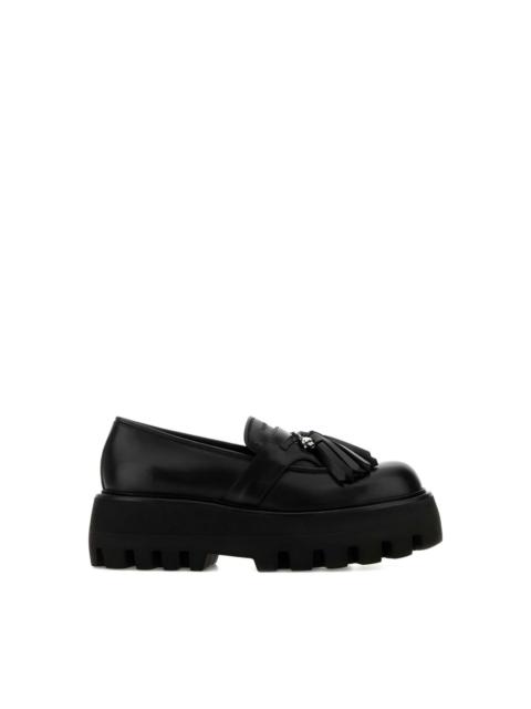 Alexander McQueen TASSEL PLATFORM LOAFERS