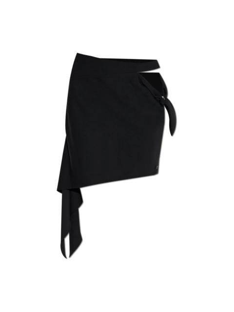 KNOT CUT-OUT DETAILED SKIRT