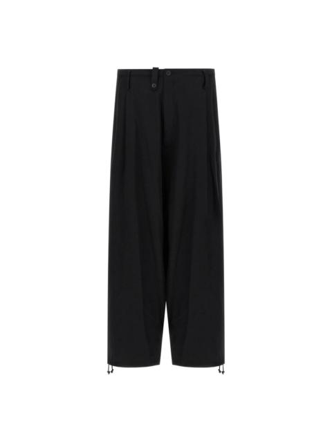 Yohji Yamamoto Yohji Yamamoto Black Trousers - Wide-Leg Trousers Men
