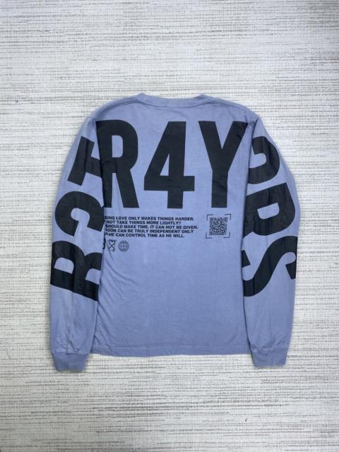 Other Designers Hysteric Glamour × Vintage - Vintage B one Soul B3TR4Y3RS Big Spellout Long Sleeve Tshirt