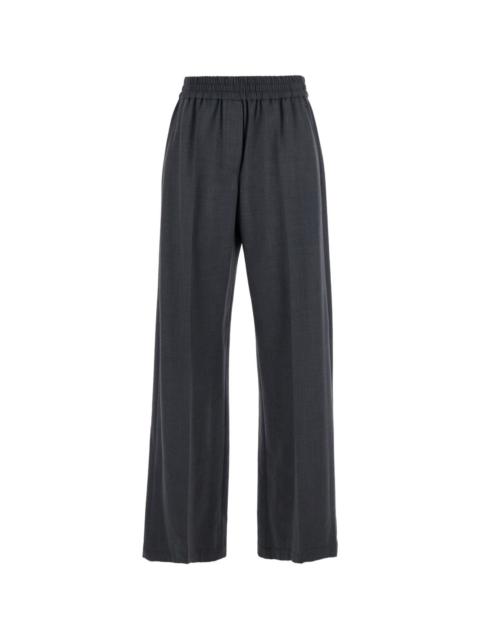 Brunello Cucinelli Wool wide-leg trousers