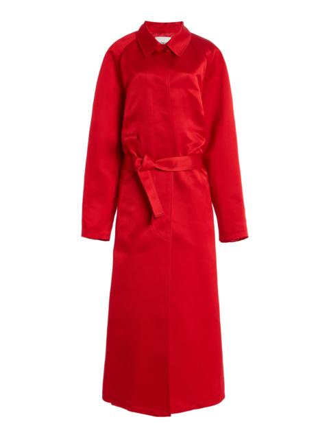 FFORME Koharu Satin Car Coat red