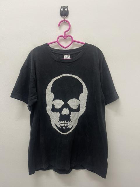 Other Designers If Six Was Nine - Rare Vintage CROSS STITCH Skull Design Tee