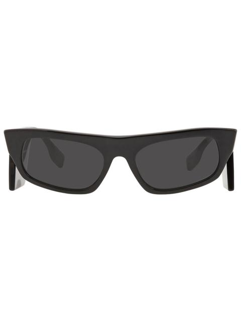 Burberry Burberry Palmer Dark Grey Irregular Ladies Sunglasses BE4385 300187 55