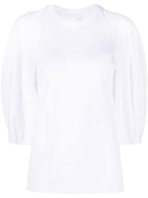 Chloé embroidered-logo round-neck T-shirt