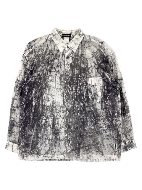 Other Designers Issey Miyake - SS94 Suminagashi-Dyed Cotton-Linen Shirt