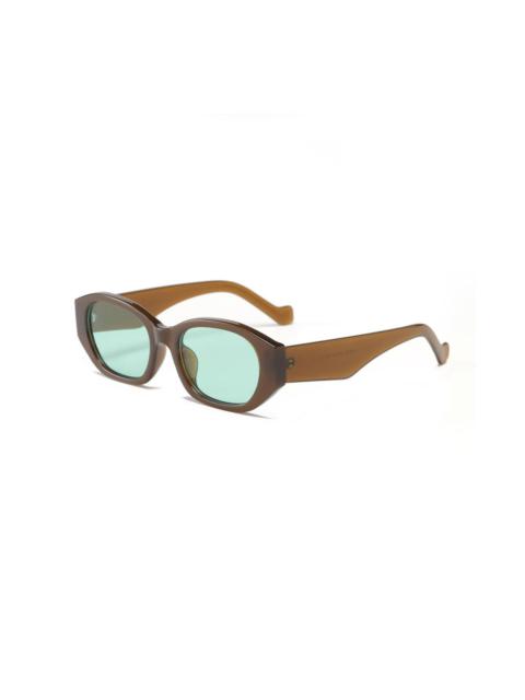 Other Designers Other - Y2k Avant Garde Cat Eye Shape Brown Sunglasses Unisex OS
