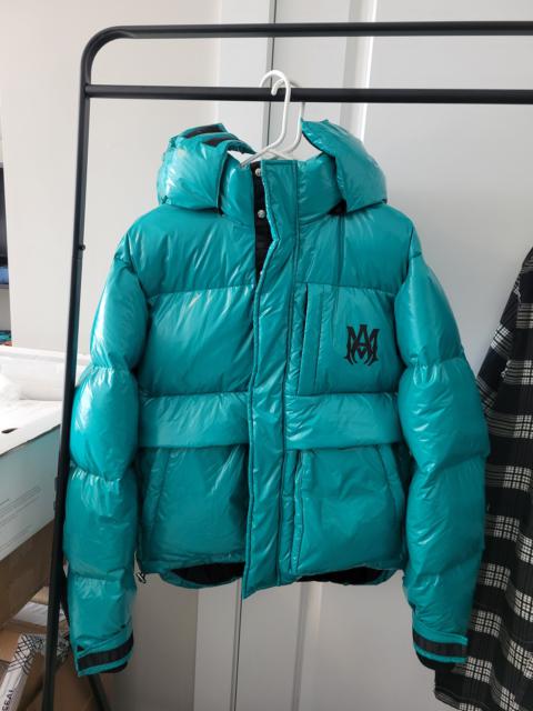 Amiri Teal Oversized Puffer Jacket Size Small