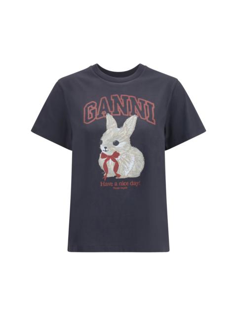 GANNI Ganni Women Bunny T-Shirt