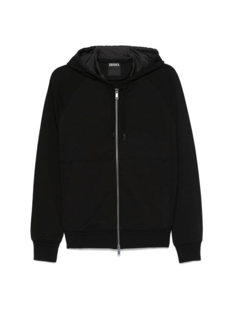 zip-up sweatshirt