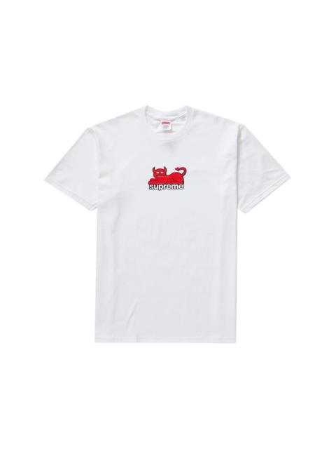 Supreme Supreme Toy Machine Devil Cat Tee White