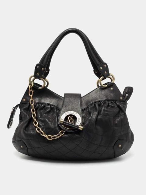 Other Designers Bally Bally Black Leather Meg T Shoulder Bag