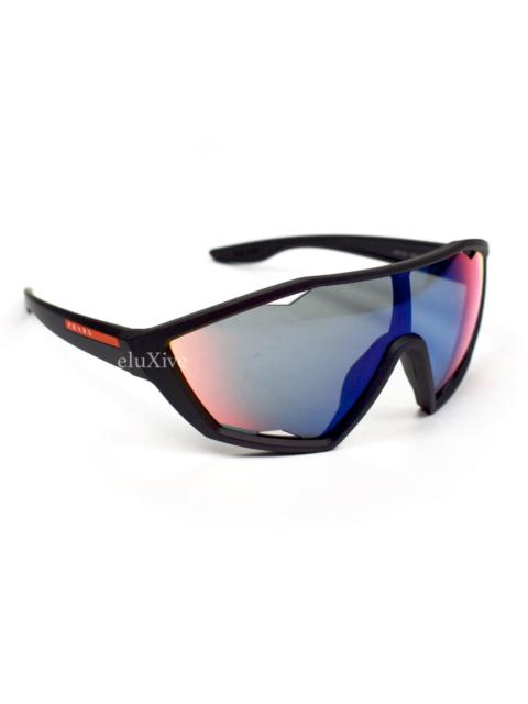 Prada Prada PS 10US Sport Sunglasses Linea Rossa Black