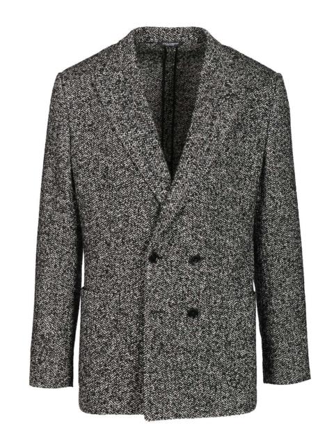 Dolce & Gabbana Portofino Double-Breasted Jacket Jackets Grey