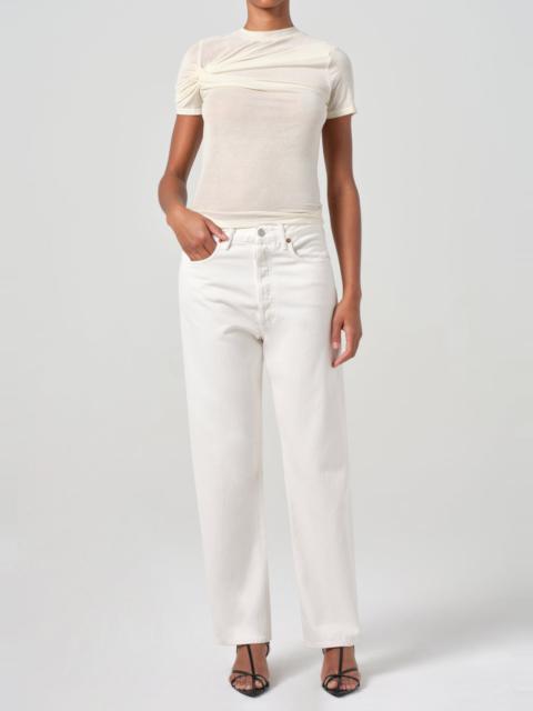 AGOLDE 90'S MID RISE STRAIGHT IN FORTUNE COOKIE