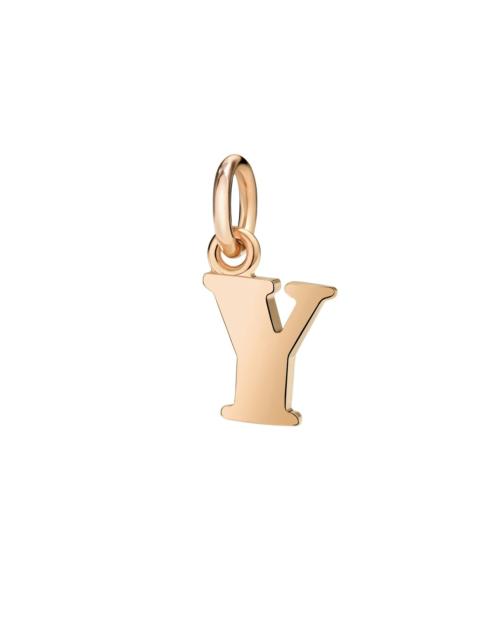DoDo ROSE GOLD LETTER Y CHARM