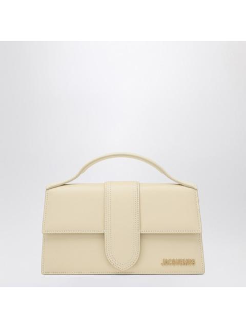 JACQUEMUS Jacquemus Le Grand Bambino Bag In Ivory Leather Women