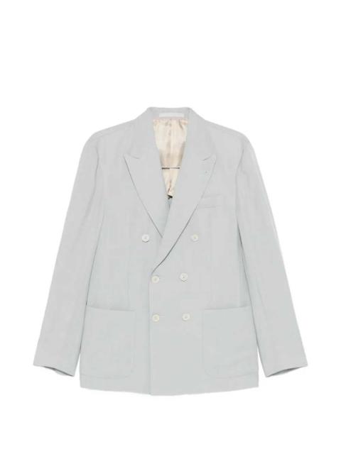 Other Designers Eleventy Men Double-Breasted Linen Suit
