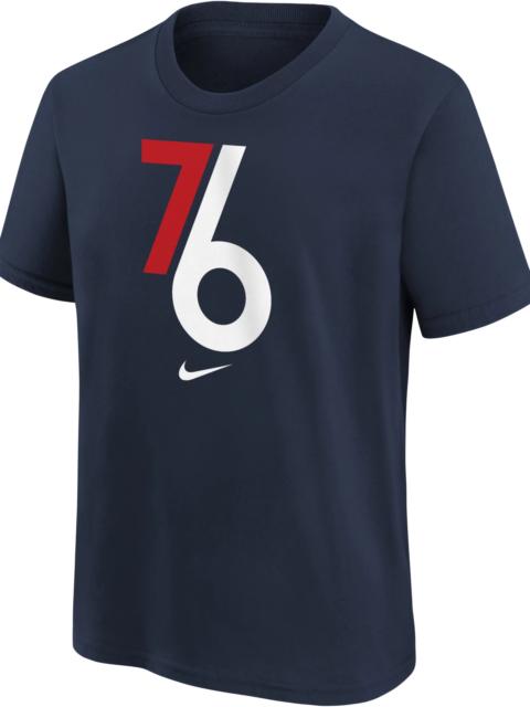 Nike Nike Youth 2025-26 City Edition Philadelphia 76ers Logo T-Shirt