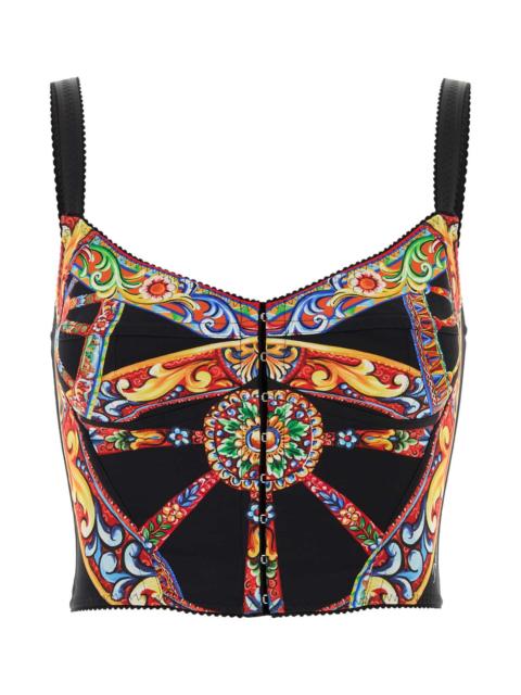 Dolce & Gabbana Dolce & Gabbana Women Printed Charmeuse Top