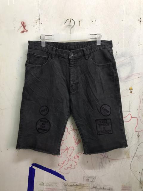 Number (N)ine Pain Patchwork Short Jeans