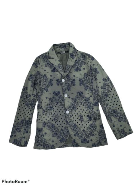Other Designers Easy Earl Life - EMBROIDERED PAISLEY PATTERN COAT JACKET