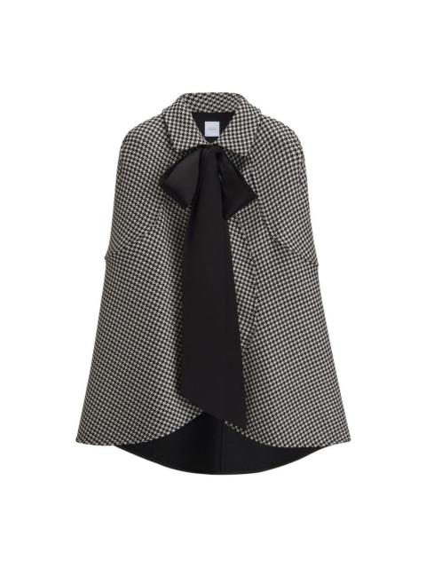 Dior DIOR $5300 Black/White Tied Neckline Cape New & Authentic (W