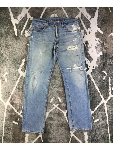 Other Designers Vintage - Vintage Levis 501 Jeans Distressed Denim KJ2338