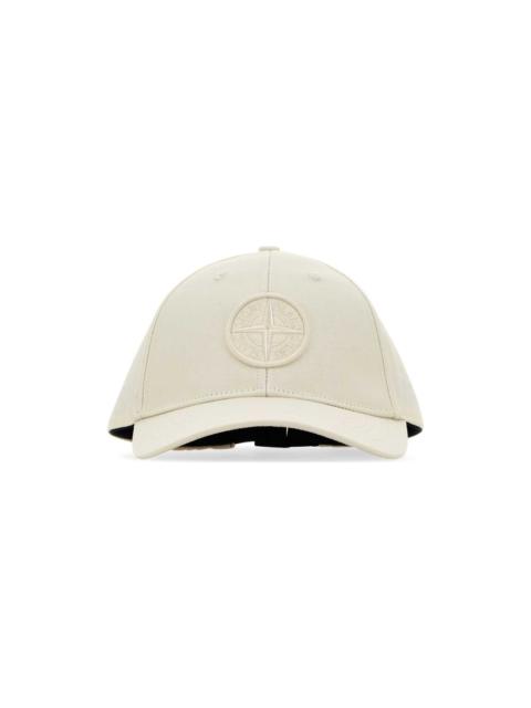 Stone Island Ivory Cotton Baseball Cap