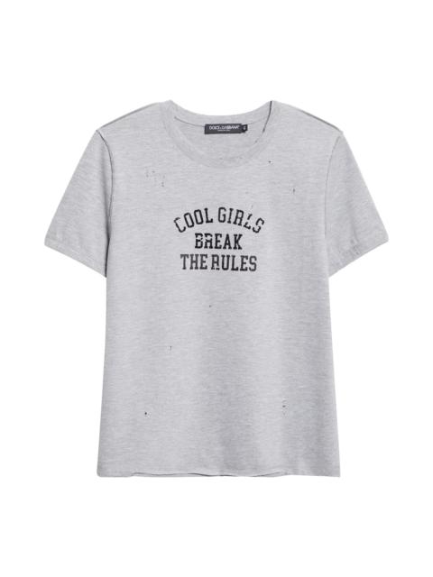 Dolce & Gabbana Dolce&Gabbana Jersey Graphic T-Shirt in Variante Abbinata at Nordstrom