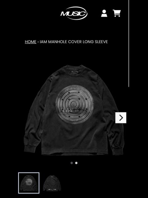 Other Designers Playboi Carti - iAM MANHOLE COVER L/S ATL OPiUM i AM MUSiC GOTH CRUST PUNK