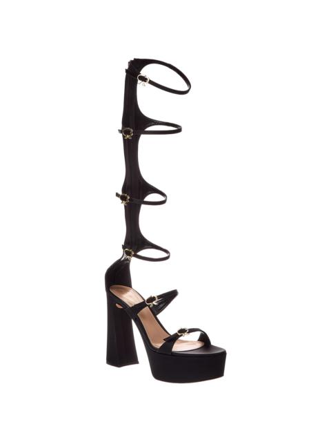 Gianvito Rossi Gianvito Rossi Maddy 70 Satin Gladiator Sandal