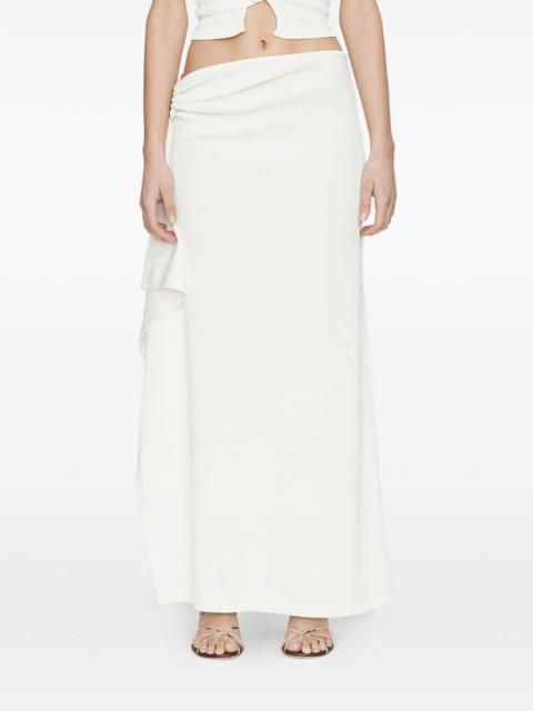 CHRISTOPHER ESBER Christopher Esber Crystal Pendant Cascade Asymmetric Skirt