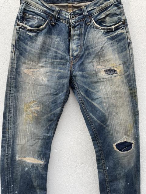 Other Designers John Bull - John Bull Distressed Zig Zag Selvedge Denim Japan Made