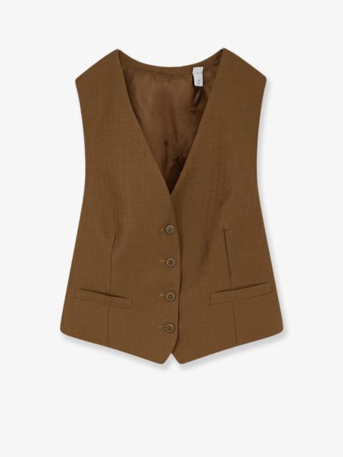 Burberry Burberry Warren Wool And Mohair Vest