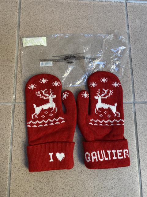 Jean Paul Gaultier Jean Paul Gaultier moufle gloves I love new year
