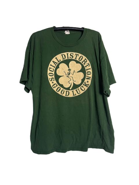 Other Designers Vintage - 🔥RARE🔥Vintage Social Distortion Band Shirt Good Luck